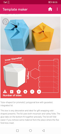 Template maker Screen 2