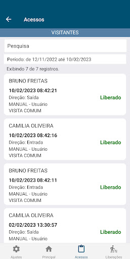 BELSI Acesso Screen 2