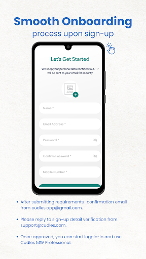 Android application Cudles MW Professional screenshort