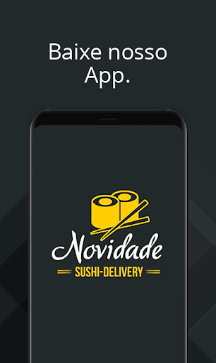Android application Novidade Sushi Delivery screenshort