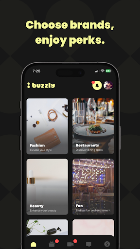 Buzzly: UGC Collabs & Perks Screen 2