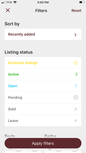IJ Home Search Screen 3