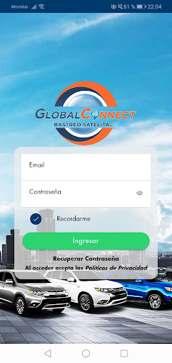 Android application Global Connect Pro screenshort