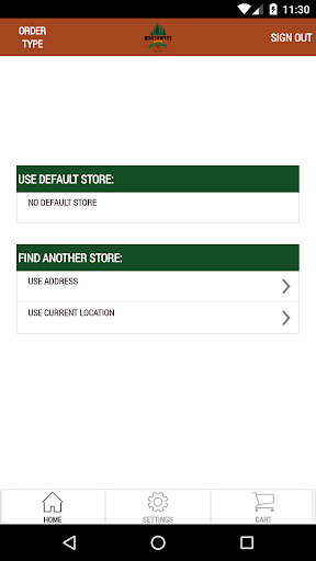 Northwest Pizza Company Screen 2