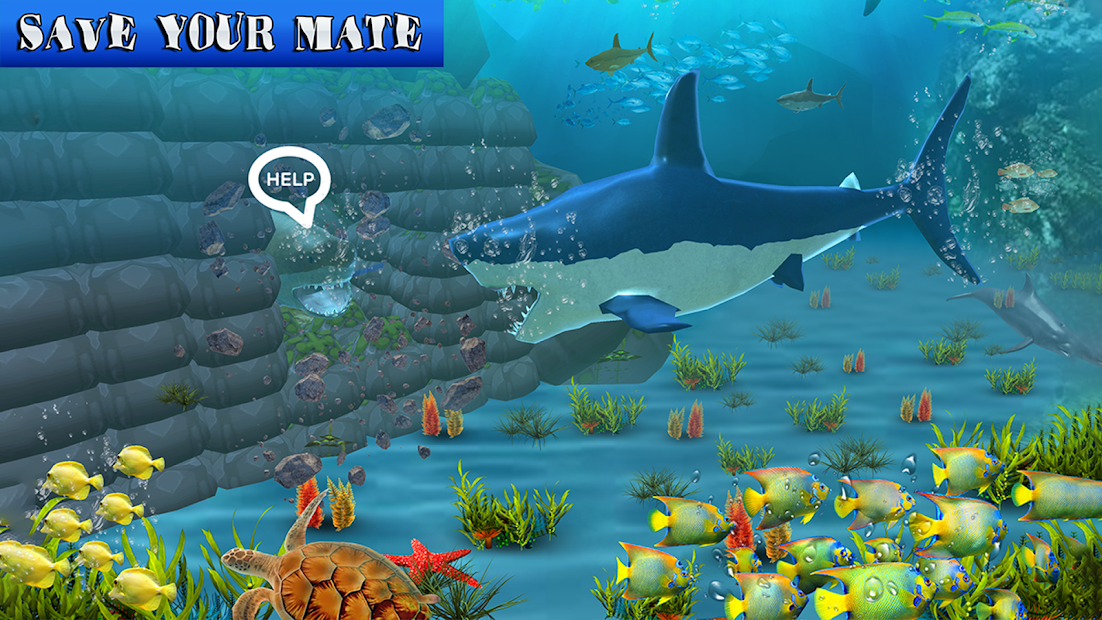 Screenshot 6 Big Shark  pequeños tiburones android