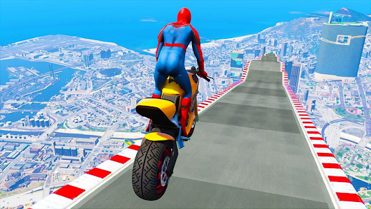スーパーヒーロー バイク レース ゲーム