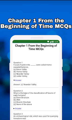 Screenshot of Class 11 History Notes & MCQs
