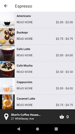 Sheris Coffee House Screen 3