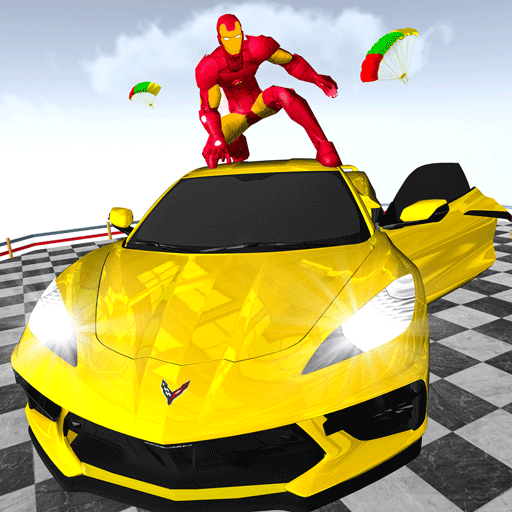 Spider Super Hero Robot 3D Car