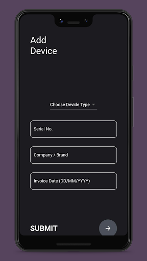 Asset Tracker Screen 3