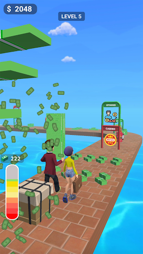 Android application Money Honey 3D: Flex Run screenshort
