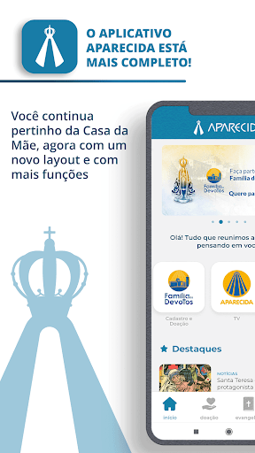 Android application Aparecida screenshort