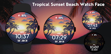Tropical Sunset BeachWatchFace APK