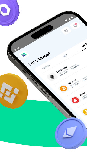 Android application norDL: Crypto Funds & DCA screenshort