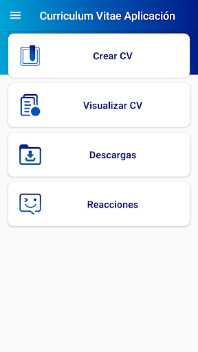 Visualização do aplicativo