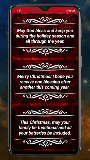 Merry Christmas Wishes Screen 2