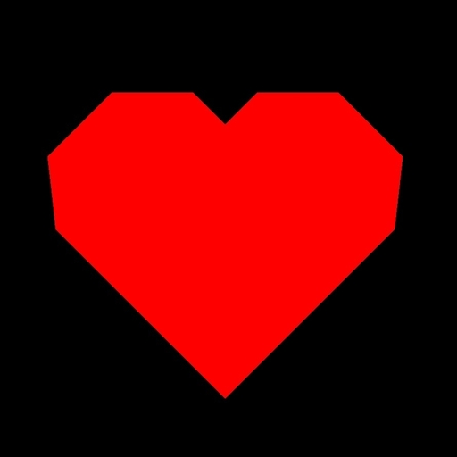 Animated Heart Origami logo