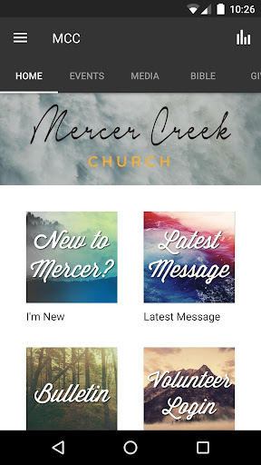 Android application Mercer Creek Church screenshort