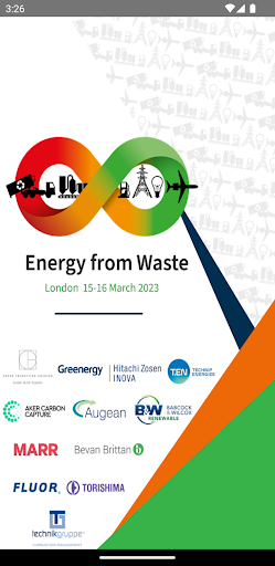 Android application Energy from Waste 2023 screenshort