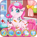 Pony doctor game icon