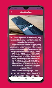 Xiaomi MiTv remote guide