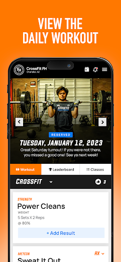 OneRep Athlete Screen 2