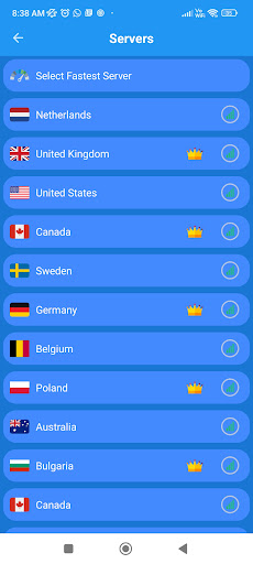 CAT VPN Screen 3