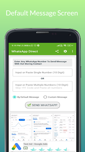 Direct Message for WhatsApp Screen 2
