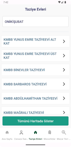 Mezarlık Bilgi Sistemi Screen 2