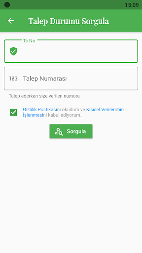 Android application Gazişehir İlim Derneği Yardım screenshort
