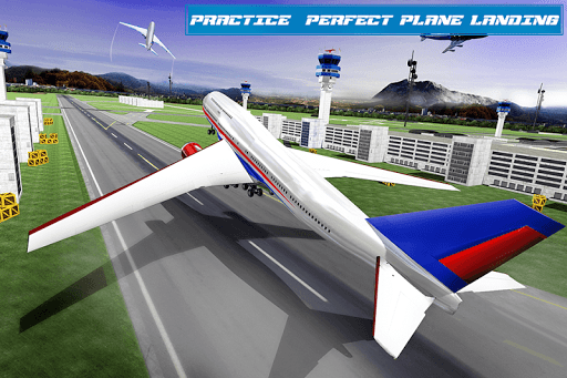 Real Plane Landing Simulator APK-MOD(Unlimited Money Download) screenshots 1