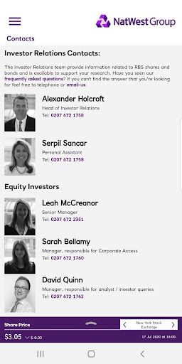 NatWest Investor Relations App screenshot 12