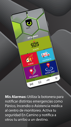 Android application Safe Alert screenshort