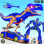Cover Image of Download Dino Robot Car Game:Flying Robot Transforming Game  APK
