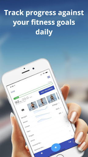 Android application WeightWonder screenshort