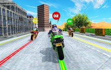 オートバイ スタント 人種 3D 自転車 ゲームのおすすめ画像3