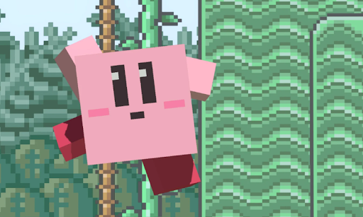 Kirby (SMBU) [SKIN 4D + ADD-ON] for Minecraft PE  screenshots 1