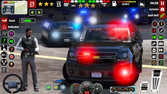 US Police Car Driving Game 3D