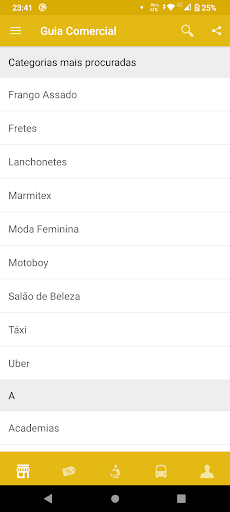 Android application Portal São Pedro screenshort