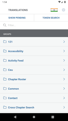 Android application CC Translator screenshort