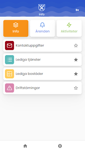 Korsnäs-appen Screen 2