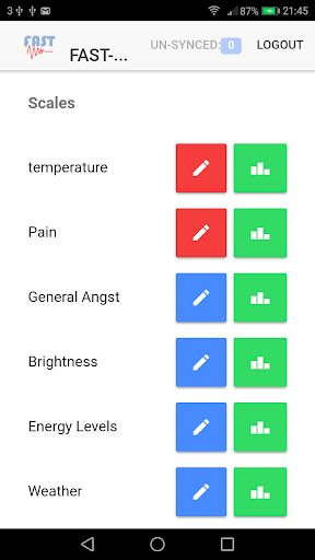 Android application FAST-Diary screenshort