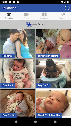 Android application BreastBeginnings screenshort