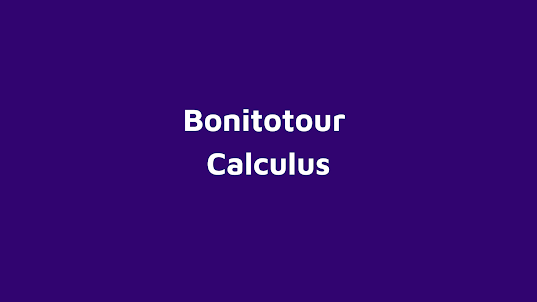 Bonitotour Calculus