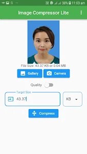 Image Compressor Lite- Kb & Mb