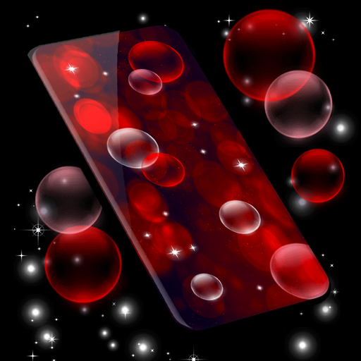Red Bubble HD Live Wallpaper logo