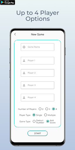 Android application Score Book screenshort
