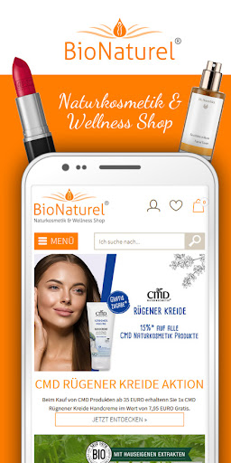Android application BioNaturel Shop screenshort