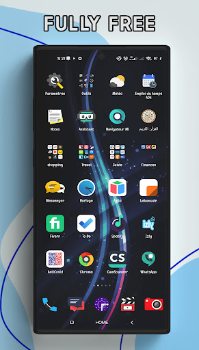 Realme c55 launcher, theme Screen 3