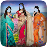 Women Saree Fashion Montage icon